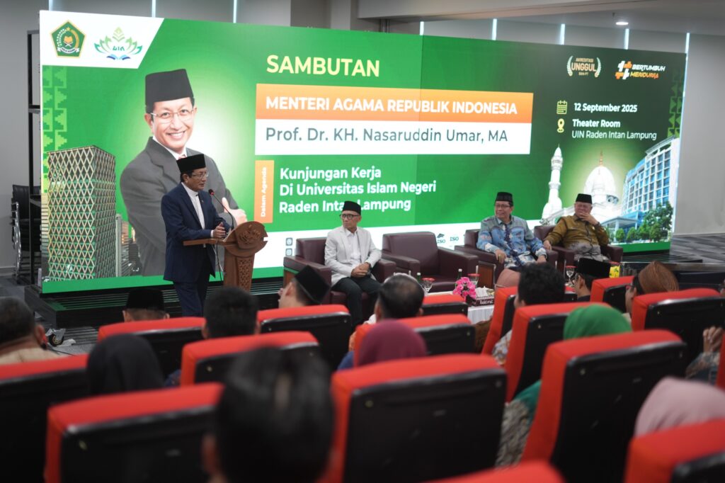 Menteri Agama RI Prof. Nasaruddin Umar