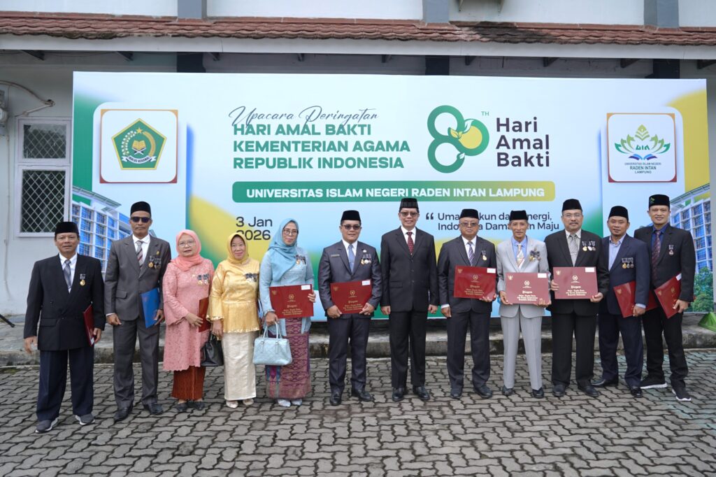Rektor Bersama ASN UIN RIL Penerima Anugerah Satyalancana Karya Satya 30 tahun