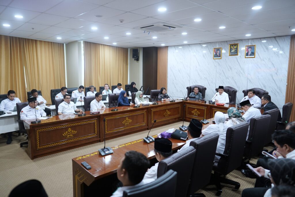 Entry Meeting Audit Laporan Keuangan oleh BPK RI di UIN Raden Intan Lampung, Senin (02/03/2026).