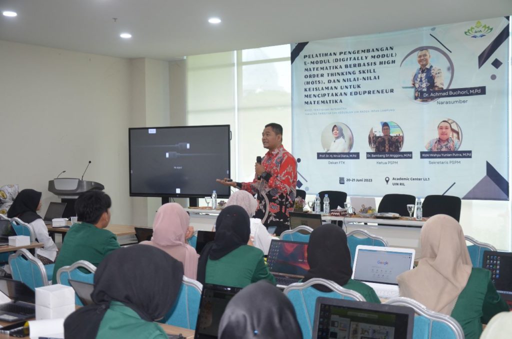 Gelar Pelatihan e-Modul, Prodi Pendidikan Matematika Cetak Edupreneur ...